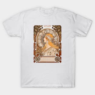 Zodiac La Plume Vintage Illustration T-Shirt